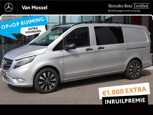 Mercedes-Benz Vito 116 CDI Aut. Dub Cab.|AIRCO/CAMERA/LED/2x, Auto's, Bestelauto's, Bedrijf, Te koop, Mercedes-Benz Certified