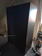 Gebruikte RAKKESTAD Kledingkast met 3 deuren. zwartbruin, Ophalen, Zo goed als nieuw, 50 tot 75 cm, 150 tot 200 cm