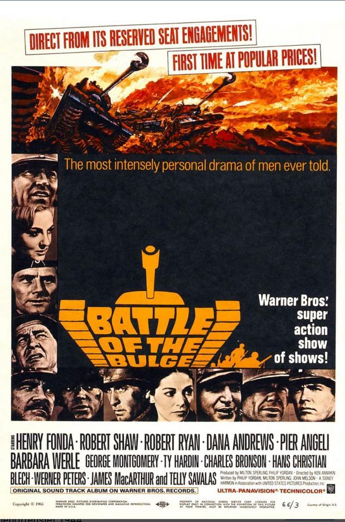 11). Battle of the Bulge, Henry Fonda, Robert Ryan & Shaw., Cd's en Dvd's, Dvd's | Klassiekers, Zo goed als nieuw, Actie en Avontuur