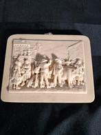 Kalkstenen plaquette., Antiek en Kunst, Ophalen of Verzenden