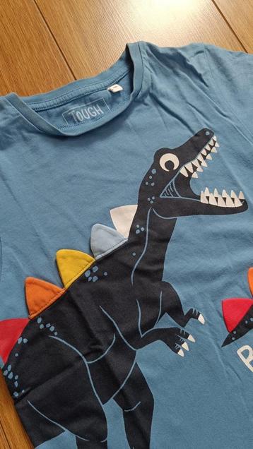 Dinosaurus t-shirt met korte mouwen maat 128 blauw beschikbaar voor biedingen