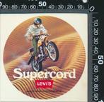 Sticker: Levis - Supercord, Verzamelen, Ophalen of Verzenden, Zo goed als nieuw, Bedrijf of Vereniging