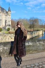 Luxe Vintage Nerts Bontjas, Ophalen of Verzenden, Zo goed als nieuw, Maat 36 (S), Bruin