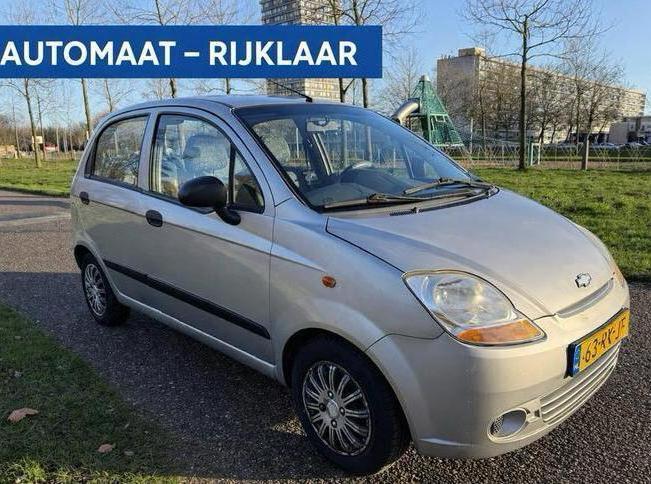 Chevrolet Matiz Automaat – Rijklaar – APK 11/2026, Auto's, Chevrolet, Particulier, Matiz, Benzine, C, Hatchback, Automaat, Origineel Nederlands