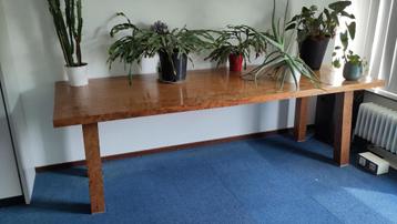 teak houten eettafel 220x100 beschikbaar voor biedingen