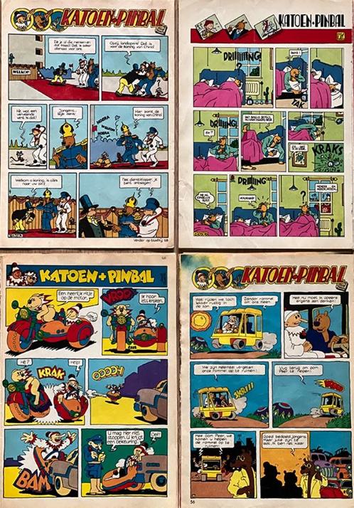 26 pagina's Katoen en Pinbal uit Okki en Jippo -Joost Swarte, Boeken, Stripboeken, Gelezen, Ophalen of Verzenden