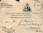 Nederlands Indië - Zilvermeuw - Fokker - KLM - 1933 - Kerst, Ophalen of Verzenden, Envelop