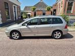 Peugeot 307 2.0 16V SW AUT 2004 Grijs (7 zitter), Auto's, Peugeot, 74 €/maand, Zwart, 4 cilinders, 7 stoelen