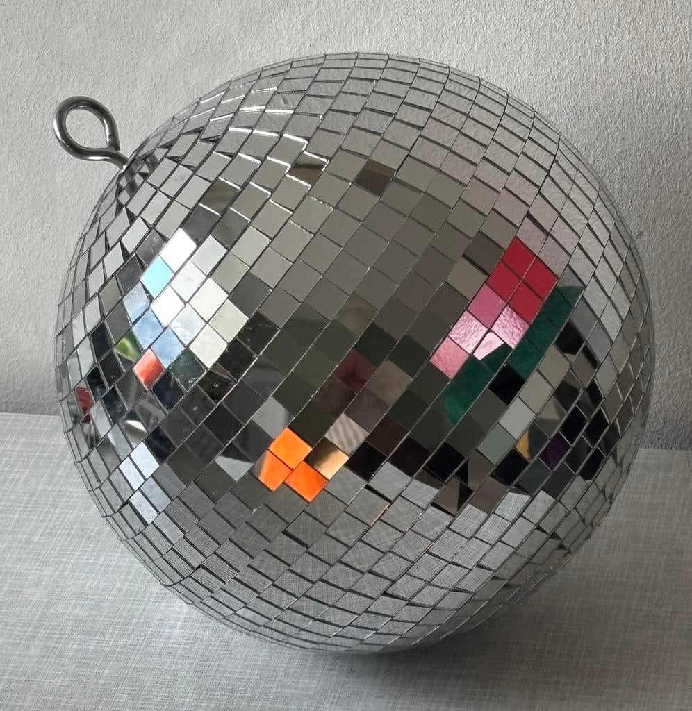 Fuzzix Discobol Glitterbol Spiegelbol bal zilverkleur, Huis en Inrichting, Ophalen of Verzenden, Nieuw