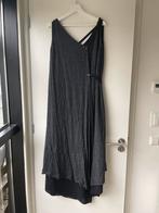 Ischiko linnen jurk met speelse details - maat L, Kleding | Dames, Verzenden, Zwart, Maat 42/44 (L), Zo goed als nieuw