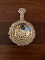 Antieke Thee Zeefjes (5 stuks) verzilverd, Antiek en Kunst, Antiek | Goud en Zilver, Ophalen of Verzenden, Zilver