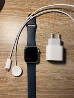 Apple Watch 9 45mm, Ophalen of Verzenden, Gebruikt, Grijs, IOS
