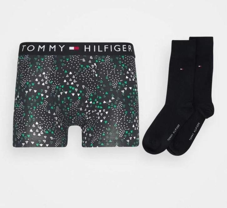 Tommy Hilfiger Boxershort en Sokken Set Mt XL, Kleding | Heren, Ondergoed, Boxer, Blauw, Ophalen of Verzenden