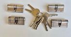 4x Nemef cilindersloten, Ophalen of Verzenden, Gebruikt, Slot