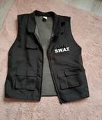 SWAT jasje voor volwassenen + riem met 2 holsters, Kleding | Heren, Bodywarmers, Ophalen of Verzenden, Zo goed als nieuw, Zwart