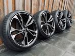 19" 5x112 Audi A3 VW Golf Caddy Velgen + Zomerbanden, ZGAN!!, Gebruikt, Banden en Velgen, Personenwagen, Ophalen