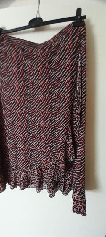 Rok zwart rood met tijgerprint en panterprint beschikbaar voor biedingen