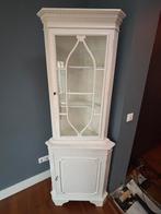 Hoek vitrinekast, Huis en Inrichting, Kasten | Vitrinekasten, Ophalen, Gebruikt, 25 tot 50 cm