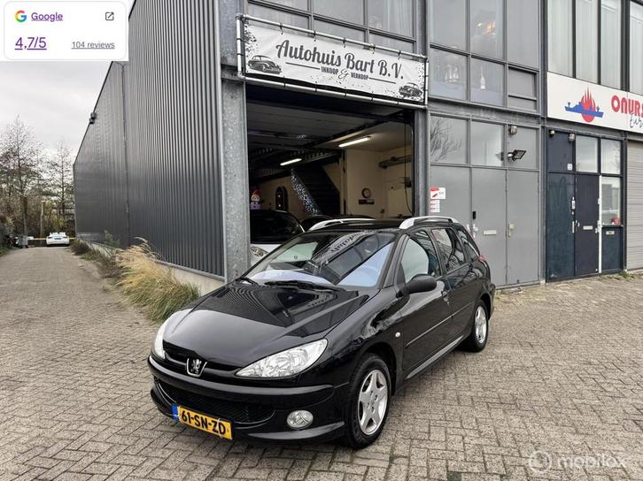 Peugeot 206 SW 1.4 Air-line 3 Airco! APK! NAP Logisch!, Auto's, Peugeot, Bedrijf, Te koop, ABS, Airbags, Airconditioning, Alarm
