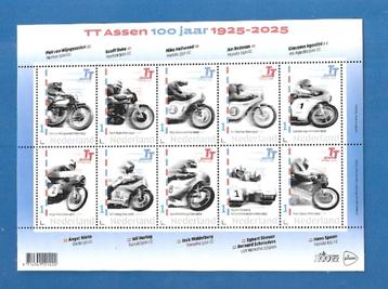 TT Assen 100 jaar (postzegelvel)   beschikbaar voor biedingen
