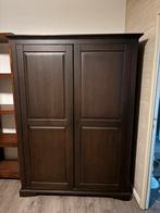 Mooie stevige zware donkerbruine koloniale computer kast., Huis en Inrichting, Kasten | Computermeubels, Gebruikt, Koloniaal / klasiek