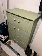 IKEA Hemnes ladekast, handgeschilderd groen, Huis en Inrichting, Kasten | Ladekasten, Gebruikt, 100 tot 150 cm, 3 of 4 laden, Grenenhout