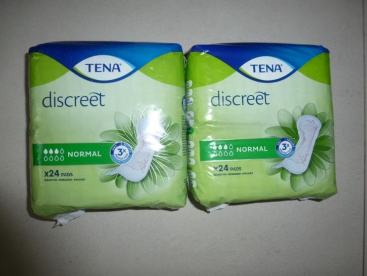 TENA LADY DISCREET NORMAAL 3 x 24 stuks =72 stuks voor 12,00, Diversen, Verpleegmiddelen, Nieuw, Ophalen of Verzenden