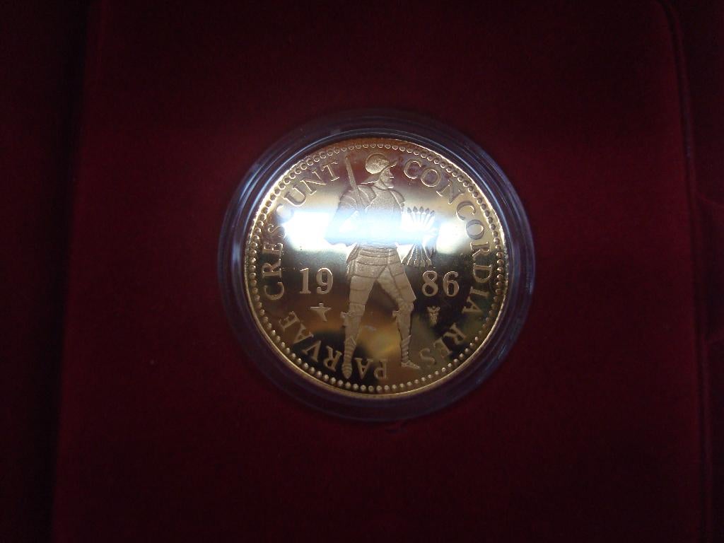 Nederland Gouden Dukaat 1986 in cassette, Postzegels en Munten, Munten | Nederland, Overige waardes, Koningin Beatrix, Goud, Ophalen