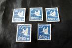 Postzegels - Zweden - 5x 20 kronor 1973 gestempeld (128, Ophalen of Verzenden, Overige landen, Gestempeld