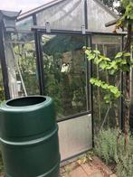 tuinkasje, Ophalen, Glas, Gebruikt, Aluminium