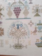 2 Oude merklappen, Antiek en Kunst, Antiek | Kleden en Textiel, Ophalen