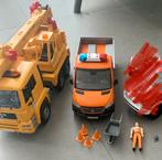 Bruder kraanwagen en gemeentewagen, Ophalen of Verzenden, Zo goed als nieuw