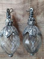 2 EIKELS VAN GLAS (13 CM), Huis en Inrichting, Ophalen, Zo goed als nieuw