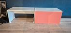 IKEA Småstad Kinderbureau en een met Opbergbak, Ophalen of Verzenden, Gebruikt, Bureau