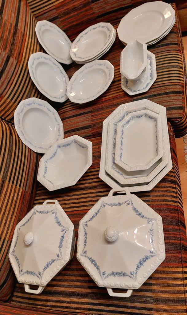 Originele 17 delig Rosenthal porseleinen service, Antiek en Kunst, Antiek | Servies compleet, Ophalen of Verzenden