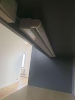 2x TL armatuur + TL lamp GE Polylux XL F30W/830 + schakelaar, Huis en Inrichting, Lampen | Plafondlampen, Ophalen of Verzenden