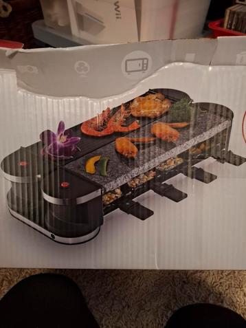 Dubbele Raclette/Steengrill beschikbaar voor biedingen
