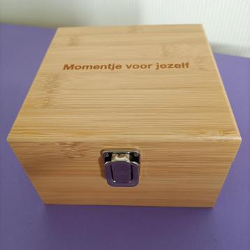 4 vaks theedoos theebak theekist Bamboe Nieuw beschikbaar voor biedingen