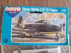 Gloster Whittle E28/39 Pioneer by NOVO 1:72 (ex-Frog), Hobby en Vrije tijd, Modelbouw | Vliegtuigen en Helikopters, Ophalen of Verzenden