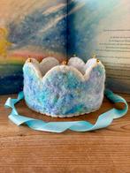 SALE Waldorf vilten verjaardagskroon wol en vilt, Ophalen of Verzenden, Nieuw, Los Vilt, Wolvilt