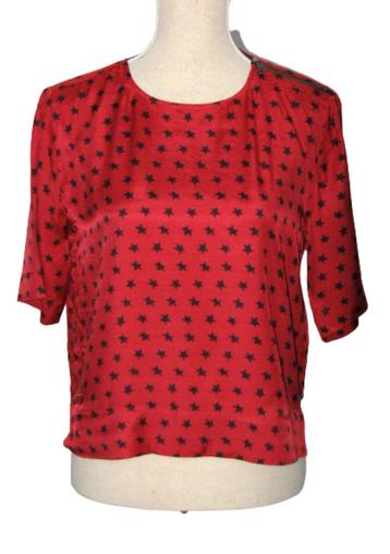 Nieuw Maison Scotch viscose top, stars, red, Mt. S beschikbaar voor biedingen