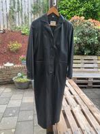 Leren damesjas 38/40 met knopen . Zwart, Ophalen of Verzenden, Gedragen, Maat 38/40 (M), Zwart