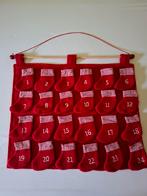 Adventskalender van vilt en stof, Ophalen of Verzenden, Maandkalender, Zo goed als nieuw