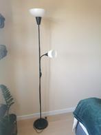 Vloerlamp met leeslampje, zwart/wit (Ikea TÅGARP), Ophalen, Kunststof, Gebruikt, 150 tot 200 cm