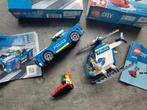 ALS NIEUW LEGO 2 sets politiehelicopter en politiewagen, Ophalen of Verzenden, Zo goed als nieuw, Lego