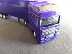 DAF 95 XF Space Cab trekker met oplegger paars, blanco 1:87, Hobby en Vrije tijd, Modelauto's | 1:87, Ophalen of Verzenden, Nieuw