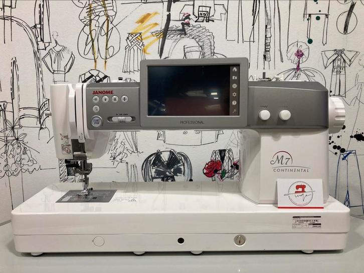 Janome M7 naaimachine, Hobby en Vrije tijd, Naaimachines en Toebehoren, Zo goed als nieuw, Naaimachine, Overige merken, Ophalen