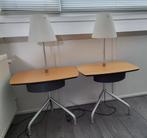 Auping design nacht- of bijzettafeltje met lamp., Ophalen, Gebruikt, 45 tot 65 cm, Minder dan 55 cm