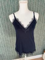 Blauwe top met kant Rosemunde, maat 36, Blauw, Ophalen of Verzenden, Rosemunde, Gedragen
