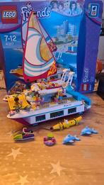 Lego friends catamaran 41317, Ophalen of Verzenden, Zo goed als nieuw, Complete set, Lego